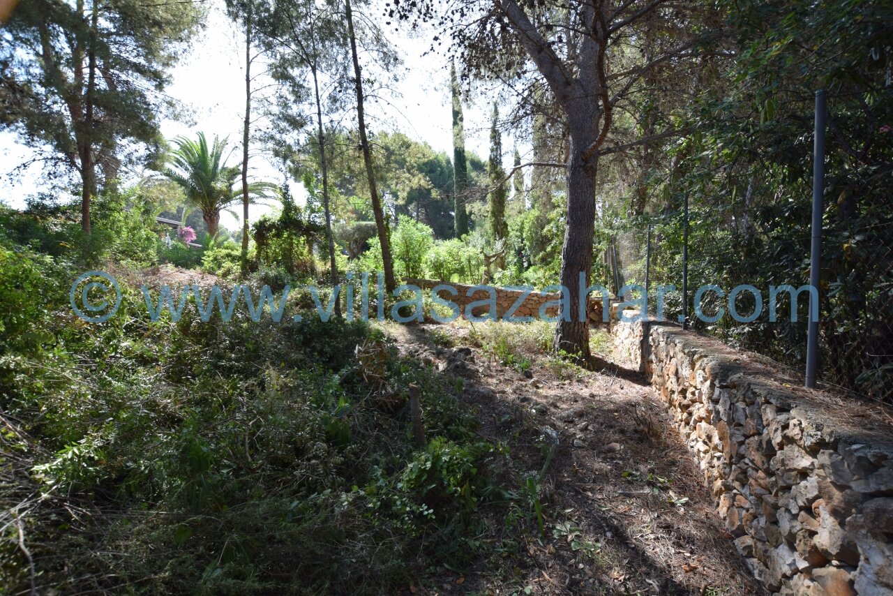 Baugrundstück im Herzen von Las Fuentes mit altem Baumbestand