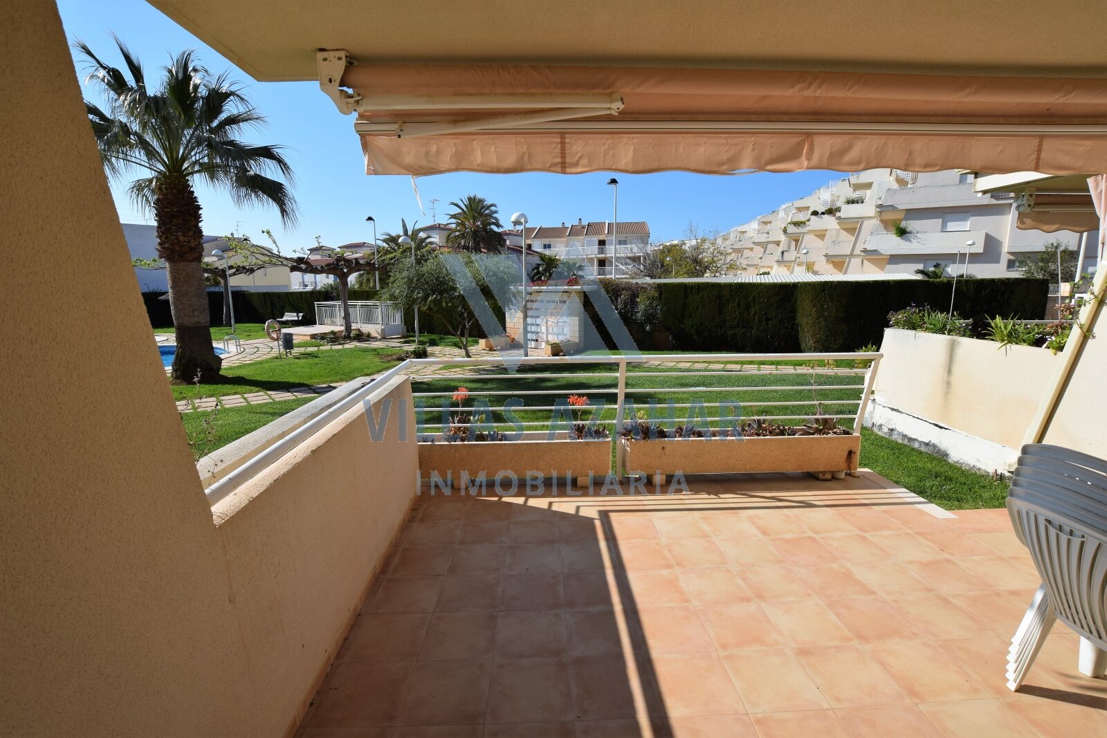 Alcala Blau II großzügiges Appartement mit Terrasse nahe Pool